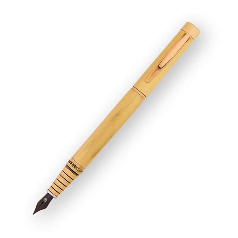 SWISSBRAND Zenith 2508 Matte gold Fountain Pen with gold trim – SwissBrand