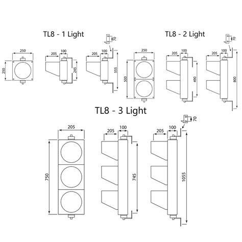 Traffic Light Dimensions