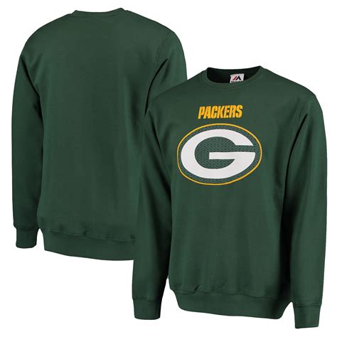 Green Bay Packers Green Critical Victory Crew Sweatshirt
