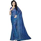 Buy RANI SAAHIBA Women's Chiffon Bandhani Printed Saree Without Blouse ...