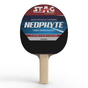 Stag iconic Neophyte Black Table Tennis Racquet - Buy Stag iconic ...