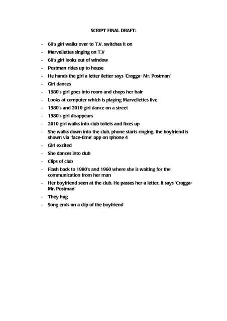 Image result for Final Draft Script Sample