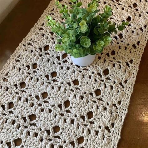 Image result for Dining Table Runner Crochet Pattern