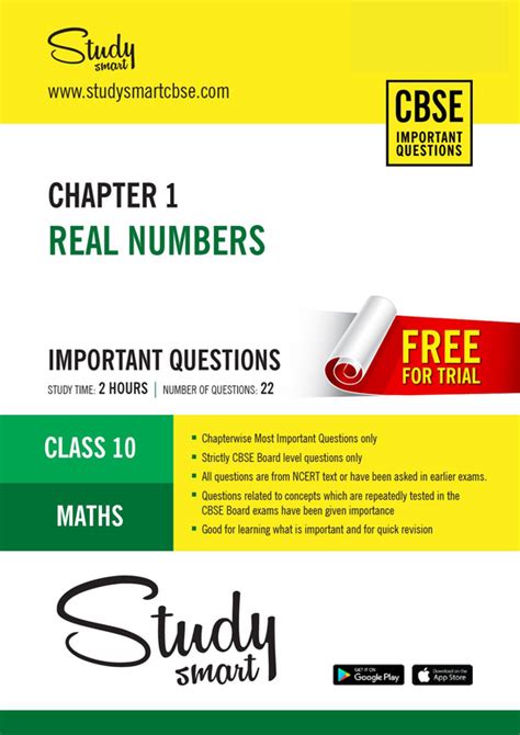 Class 10 Maths Chapter 1 - Real Numbers Important Questions– STUDY ...