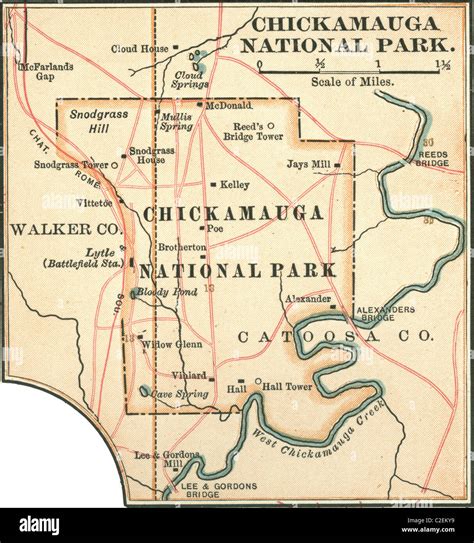 Chickamauga Ga Map at Cody Wray blog