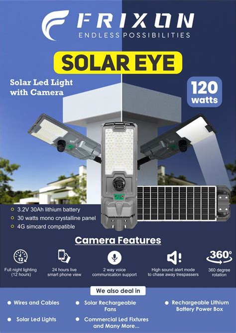 Frixon’s solar eye – Frixon Solar Street Lights