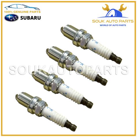22401-AA530 Genuine Subaru SPARK PLUG SET OF 4 EJ205 NGK PFR6G WRX 2.0 ...