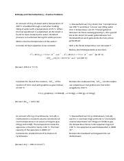 Image result for Enthalpy Example Problems