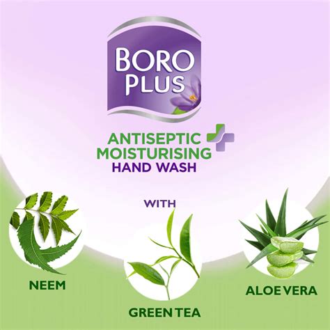 Buy BORO PLUS ANTISEPTIC + MOISTURISING HAND WASH - NEEM, GREEN TEA ...