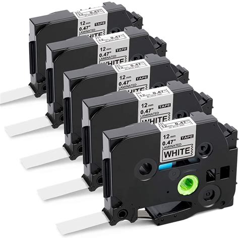 5-Pack Compatible Brother P-touch Label Makers Tape TZE-231 TZE231 TZ ...