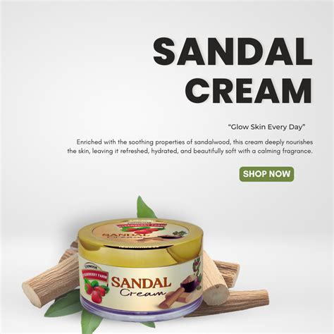 Sandal Cream – coonoorstrawberryfarm