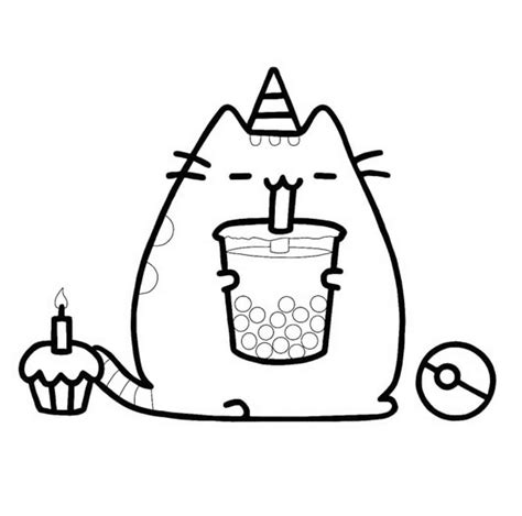 Boba Tea Coloring Pages