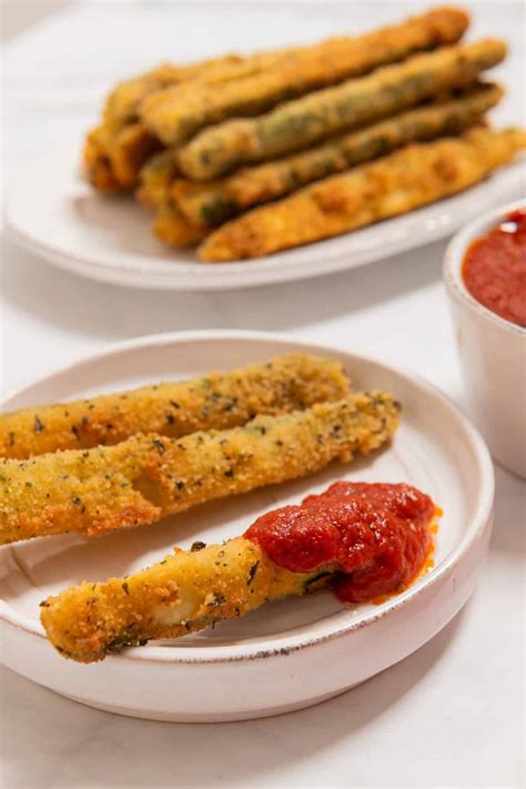 Fried Zucchini Sticks - Food Faith Fitness