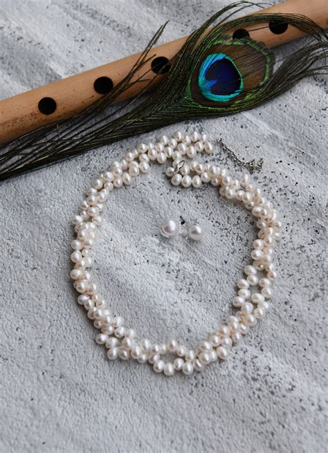 The Best designer Grape Vine Pearl Necklace with Earrings by totapari ...