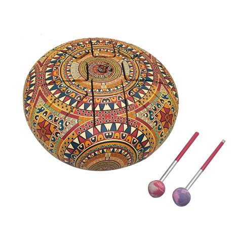 India Meets India OM Tongue Drum Tank Drum Steel Percussion Hangpan ...