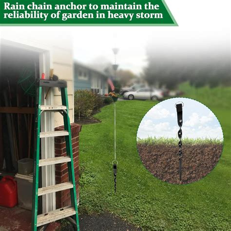 GYPNS Rain Chains Direct Ground Anchor-13 Rain Chain India | Ubuy
