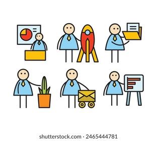 Business Man Stick Figure 的图像结果