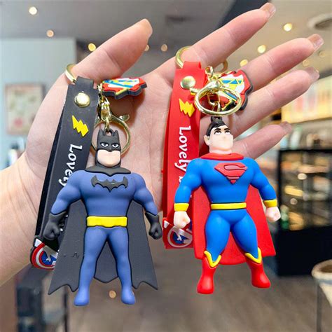 Human superman rubber keychain - Big Daddy Store