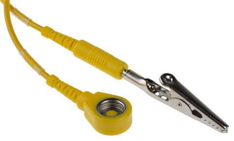 RS PRO | RS PRO ESD Grounding Cord With 10 mm Socket | 287-7391 | RS