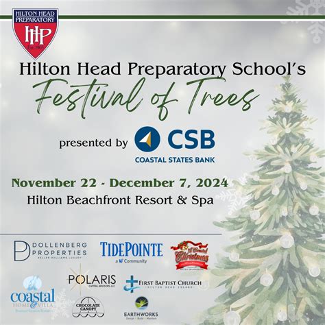 Hilton Head Prep | Mark Your Calendars for the 2024 Festival of Trees ...