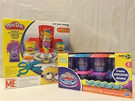 PLAY-DOH Featuring Despicable Me Minions Disguise Lab & Plus 8-pack ...