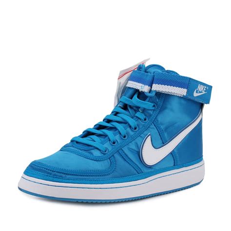 Albums 93+ Pictures Blue And White Nikes High Tops Superb