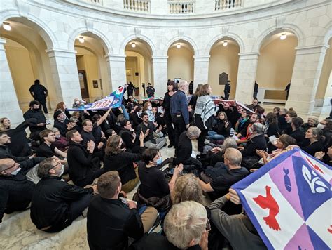 Mennonites calling for Gaza ceasefire arrested on Capitol Hill - The ...