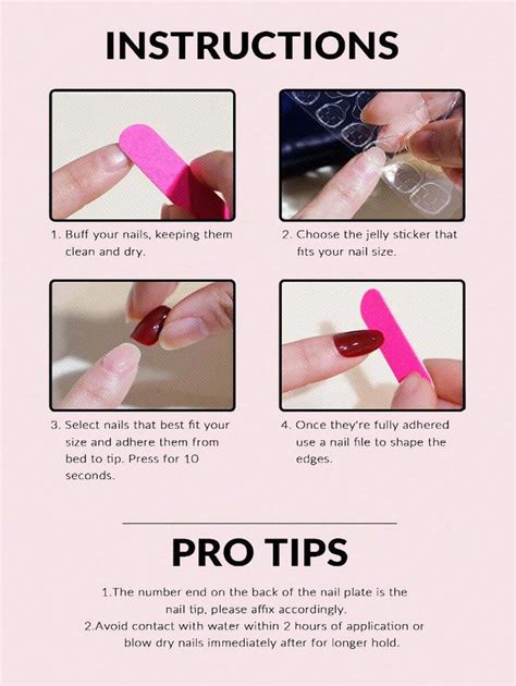 Duckbill French Handmade Wearable Nails, Multi-Color Nail Pieces With ...