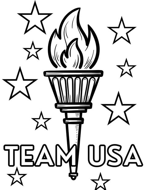 Usa Olympics Coloring Pages