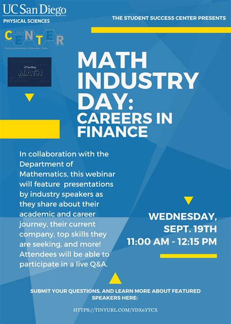 Math Industry Day - September 16, 2020 | Department of Mathematics