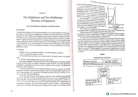 Unit 2 theories of population studies - Population and Development ...