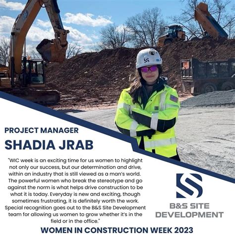 #womeninconstructionweek #wicweek2023 #wic | B&S Site Development LLC