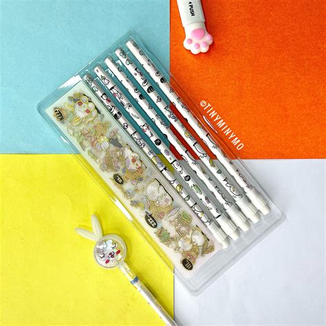 Buy Kawaii Animal Pencil and Sticker Set Online in India