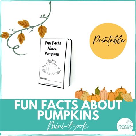 Pumpkin Facts for Kids - Mama Teaches