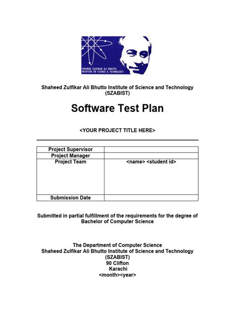 Software Performance Test Plan Template 的图像结果