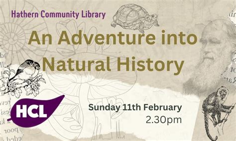 Natural History Adventure, Hathern Library, Loughborough, February 11 ...