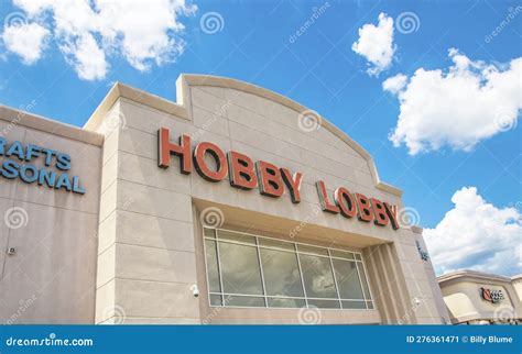 Hobby Lobby Retail Store Exterior Sign and Entrance Editorial Photo - Image of clouds ...