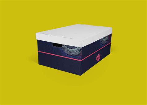 Free New Shoes Box Mockup