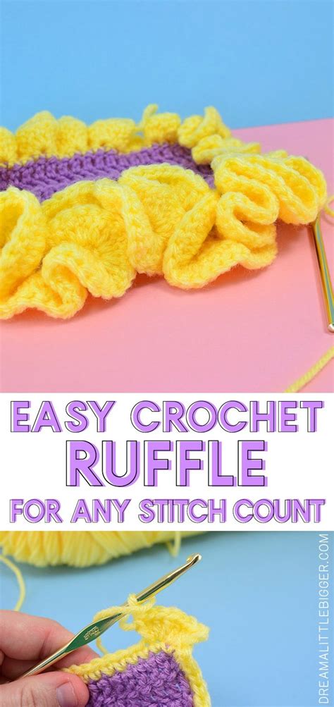 Crochet Ruffles Tutorial 的图像结果