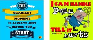 SCARIEST MOMENT HANDLE PAIN Paper Print - Humor posters in India - Buy ...