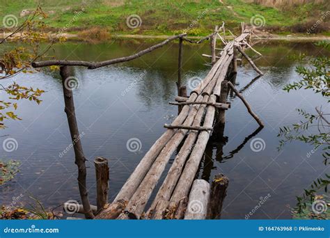 Image result for Homemade Log Bridge