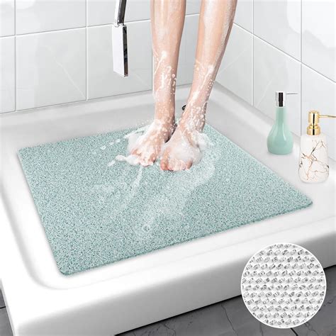 MORROWCAMP Square Shower Mat, Anti Mould Bath Mat 53 x cm, Loofah Mats ...