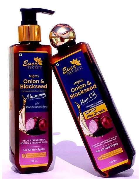 Buy Ever Secret Blackseed Onion Shampoo with Conditioner Effect for ...