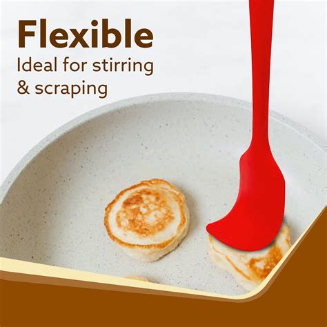 Deluxe Silicone Spatula Set of 6 , Red – Agaro