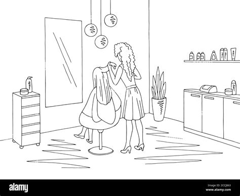 Black Hair Salon Clip Art