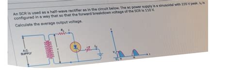 Image result for SCR Half-Wave Rectifier