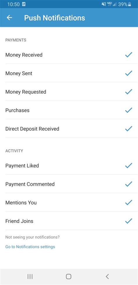 Image result for Venmo Notifications