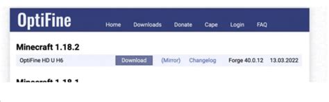 How to Install OptiFine 1.18 Java 的图像结果