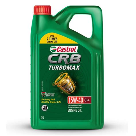 Castrol CRB TURBOMAX 15W-40 CH-4 Diesel Engine Oil for Commercial and ...