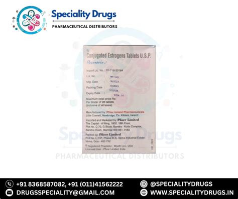 Premarin Tablets - Speciality Drugs